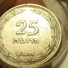 RARE ROLL(50) ISRAEL 1949 25 PRUTA~WITH AND WITHOUT PEARLS~NEVER ON E-BAY~FR/SHI RARE ROLL(50) ISRAEL 1949 25 PRUTA~WITH AND WITHOUT PEARLS~NEVER ON E-BAY~FR/SHI