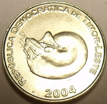 Gem Unc Timor 2004 1 Centavo~Minted In Lisbon~Fantastic~Free Shipping