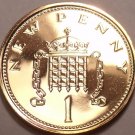 Gem Proof Great Britain 1974 Penny~Only 100,000 Minted~Free Shipping