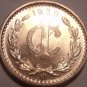 Scarce Rare Gem Unc Mexico 1939 Centavo~Now Over 70 Years Old~Free Shipping