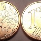 FRANCE 2003 1 EURO CENT~BRILLIANT UNCIRCULATED~FREE SH~