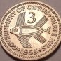 GEM UNCIRCULATED CYPRUS 1955 THREE MILS~WE HAVE UNC~F/S