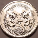 Gem Unc Australia 2006 5 Cents~Spiney Ant Eater~Fantastic~Free Shipping