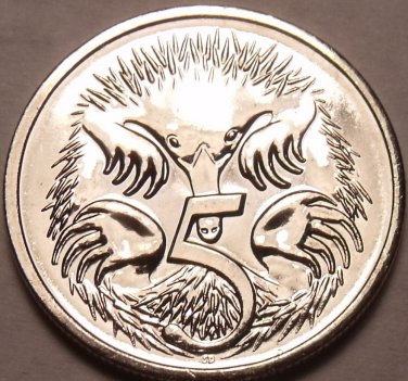 Gem Unc Australia 2006 5 Cents~Spiney Ant Eater~Fantastic~Free Shipping
