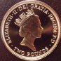 Cameo Proof Great Britain 1989 2 Pounds~Tercentenary Of The Bill Of Rights~Fr/Sh