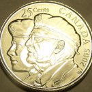 Gem Unc Canada 2005 Veterans Quarter~Fantastic~Honor Our Veterans~Free Shipping