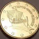 GEM UNC 2008 CYPRUS 10 EURO CENTS~PIRATE SHIP~FREE SHIP