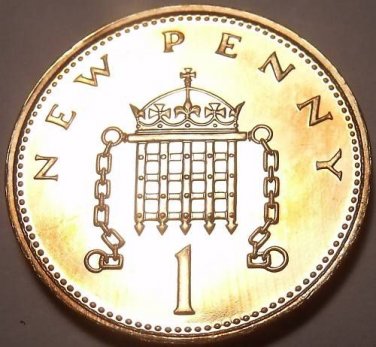 Cameo Proof Great Britain 1984 Penny~Proofs R Best Coins~107K Minted~Free Ship