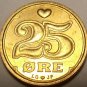 GEM UNC DENMARK 1994 25 ORE~FREE SHIP~GREAT PRICE~