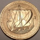 RARE GEM UNC CYPRUS 1963 FIVE MILS~MERCHANT SHIP~1ST YEAR EVER~FREE SHIPPING~ RARE GEM UNC CYPRUS 1963 FIVE MILS~MERCHANT SHIP~1ST YEAR EVER~FREE SHIPPING~