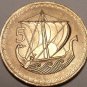 RARE GEM UNC CYPRUS 1963 FIVE MILS~MERCHANT SHIP~1ST YEAR EVER~FREE SHIPPING~