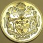 RARE PROOF GUYANA 1967 TEN CENTS~5,100 MINTED~1ST YEAR EVER~FREE SHIPPING~