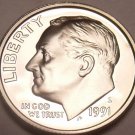 United States 1991-S Camro Proof Roosevelt Dime~Free Shipping