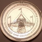 Massive Gem Unc Isle Of Man 1984 Crown~Parliamentary Conference~Free Shipping~