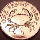 Gem BU Guernsey 1989 Penny~Edible Crab~We Have Unc Foreign Coins~Free Shipping Gem BU Guernsey 1989 Penny~Edible Crab~We Have Unc Foreign Coins~Free Shipping