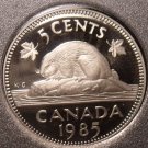 Gem Cameo Canada 1985 5 Cents~Beaver~157,037 Minted~Free Ship~See R Canadian~ Gem Cameo Canada 1985 5 Cents~Beaver~157,037 Minted~Free Ship~See R Canadian~