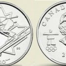 UNC CANADA OLYMPIC 2007 ALPINE SKIING QUARTER~FREE SHIP