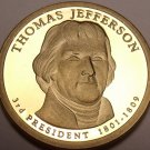 United States Proof 2007-S Thomas Jefferson Presidential Dollar~Free Shipping