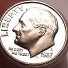 Gem Proof Roll (50 Coins) United States 1987-S Roosevelt Dimes~Free Shipping Gem Proof Roll (50 Coins) United States 1987-S Roosevelt Dimes~Free Shipping