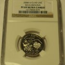 2000-S NGC CERTIFIED PROOF 69 ULTRA CAMEO SO. CAROLINA STATE QUARTER~FREE SHIP~