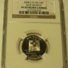 2008-S NGC CERTIFIED PROOF 69 ULTRA CAMEO NEW MEXICO QUARTER~FREE SHIPPING~