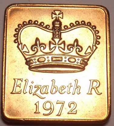 Great Britain 1972 Proof Set Medallion~Great For Birthdays~Free Shipping