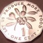 Rare Proof Jamaica 1976 F.A.O. Issue Cent~Only 24,000 Minted~Fantastic~Free Ship