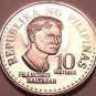 Rare Cameo Proof Philippines 1977 10 Sentimos~4,822 Minted~Free Shipping