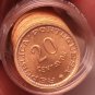 Gem Unc Roll (50 Coins) Rare Mozambique 1974 20 Centavos~High Value~Free Ship