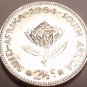 Rare Gem Brilliant Unc Silver South Africa 1964 2 1/2 Cents~14,000 Minted~Fr/Shi