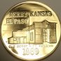 MASSIVE DERBY COUNTY KANSAS CENTENNIAL FRANKLIN MINT BRONZE COIN~FREE SHIPPING~