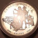 PROOF SILVER CANADA 1990 KELSEY DOLLAR~WOW~~FREE SHIP~~ PROOF SILVER CANADA 1990 KELSEY DOLLAR~WOW~~FREE SHIP~~