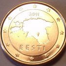 Gem Brillaint Unc Estonia 2011 1 Euro Cent~Fantastic Coin~Free Shipping