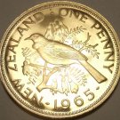 Huge Rare Proof New Zealand 1965 Penny~Tui Bird~25,000 Minted~Free Shipping Huge Rare Proof New Zealand 1965 Penny~Tui Bird~25,000 Minted~Free Shipping