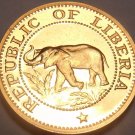 Rare Proof Liberia 1968 Cent~Only 14,396 Minted~Elephant Coin~Free Shipping Rare Proof Liberia 1968 Cent~Only 14,396 Minted~Elephant Coin~Free Shipping