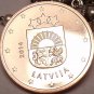 Gem Unc Lativa 2014 2 Euro Cents~Lativa National Arms~Free Shipping