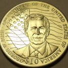 Large Gem Unc Liberia 2000 10 Dollars~George Bush~We Have Thousands Of Unc Coins