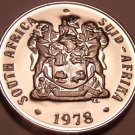 Rare Proof South Africa 1978 10 Cents~Only 7,000 Ever Minted~Aloe Plant~Free Shi
