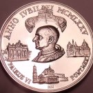 Rare Gem Proof Vatican 1975 .800 Silver Medal~Pope Paul VI~Only 3,500 Minted~F/S