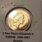 Gem Uncirculated 1988 2 Pence~Welsh Plume~Free Shipping
