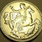 Gem Unc Silver Greece 1960 20 Drachmai~1st Year Ever~Awesome~Free Shipping~