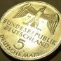 Large Unc Silver Germany 1971-G Five Mark~Foundation Of German Empire~Free Ship