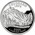 2006-D COLORADO GEM UNCIRCULATED STATE QUARTER~FREE SHI