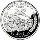 2006-P SO. DAKOTA BRILLIANT UNCIRCULATED STATE QUARTER
