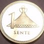 Rare Proof Lesotho 1979 Sente~10k Minted~Basotho Hat~Proof Are Best~Free Ship