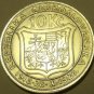HUGE SILVER CZECHOSLOVAKIA 1928 10 KRONEN~EXCELLENT~F/S