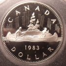 Scarce Gem Cameo Proof Canada 1983 Voyageur Dollar~Only 166,779 Minted~Free Ship