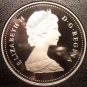 Super Cameo Proof Canada 1982 25 Cents~Caribou~180,908 Minted~Free Shipping