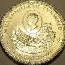 Massive Gem Unc Isle Of Man 1979 Crown~William Hillory~Millennium Of Tynwald~F/S Massive Gem Unc Isle Of Man 1979 Crown~William Hillory~Millennium Of Tynwald~F/S