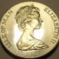 Gem Unc Isle Of Man 1982 Crown~XII World Cup Soccer In Spain~Awesome~Free Ship